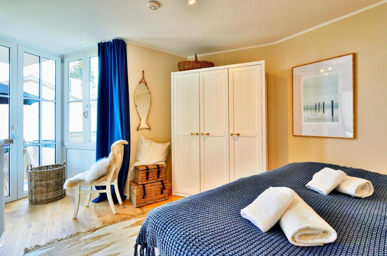 Ferienwohnung Hafenliebe, Villa Vilmblick Mit Meerblick Lauterbach  Kültér fotó